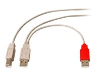 MicroConnect - USB-kabel - USB typ B till USB - 1 m USBAABM