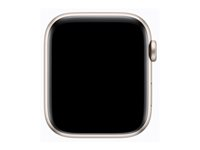 Apple Watch SE (GPS + Cellular) 2a generation - stjärnljusaluminium - smart klocka med sportband - starlight - 32 GB MRGX3QF/A