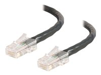 C2G Cat5e Non-Booted Unshielded (UTP) Network Patch Cable - patch-kabel - 50 cm - svart 83040