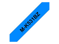Brother M-K531BZ - ej laminerat band - 1 kassett(er) - Rulle (1,2 cm x 8 m) MK531BZ