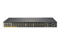 HPE Aruba 2930M 40G 8 HPE Smart Rate PoE+ 1-slot Switch - switch - 48 portar - Administrerad - rackmonterbar JL323A