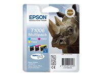 Epson T1006 Multipack - 3-pack - gul, cyan, magenta - original - bläckpatron C13T10064010