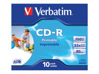 Verbatim - CD-R x 10 - 700 MB - lagringsmedier 43325