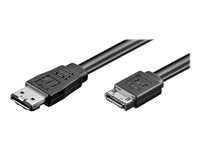 MicroConnect SATA till eSATA-kabel - 50 cm SATEESLI05