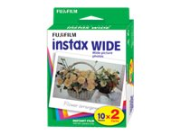 Fujifilm Instax Wide färgfilm för snabbframkallning - ISO 800 - 10 - 2 kassetter 16385995