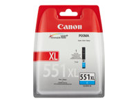 Canon CLI-551C XL - Lång livslängd - cyan - original - bläcktank 6444B004