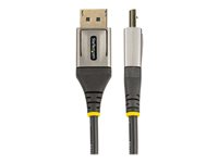 StarTech.com 2 m VESA-certifierad DisplayPort 1.4-kabel - 8K 60 Hz HDR10 - Ultra HD 4K 120 Hz-video - DP 1.4-kabel/-sladd - För skärmar/displayer - DisplayPort till DisplayPort-kabel - M/M - DisplayPort-kabel - DisplayPort till DisplayPort - 2 m DP14VMM2M