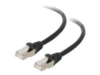 C2G Cat5e Booted Shielded (STP) Network Patch Cable - patch-kabel - 15 m - svart 83856