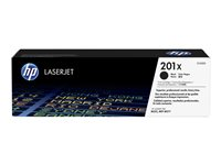 HP 201X - Lång livslängd - svart - original - LaserJet - tonerkassett (CF400X) CF400X
