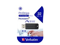 Verbatim Store 'n' Go Pin Stripe USB Drive - USB flash-enhet - 32 GB 49317