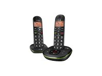 DORO PhoneEasy 105wr Duo - trådlös telefon - svarssysten med nummerpresentation + 1 extra handuppsättning 380104