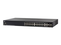 Cisco 550X Series SG550X-24P - switch - 24 portar - Administrerad - rackmonterbar SG550X-24P-K9-EU