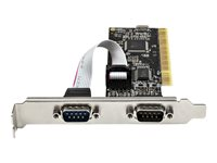 StarTech.com PCI Serial Parallel Combo Card with Dual Serial RS232 Ports (DB9) & 1x Parallel LPT Port (DB25), PCI Combo Adapter Card, PCI Expansion Card Controller, PCI to Printer Card - PCI Serial & Parallel Card (PCI2S1P2) - seriell adapter - PCIe - RS-232 x 2 PCI2S1P2