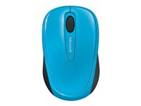 Microsoft Wireless Mobile Mouse 3500 - mus - 2.4 GHz - cyanblå GMF-00271