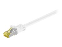 MicroConnect nätverkskabel - 25 cm - vit SFTP70025W