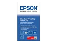 Epson Proofing Paper Standard - korrekturpapper - halvmatt - 1 rulle (rullar) - Rulle (43,2 cm x 30,5 m) - 240 g/m² C13S045111