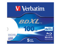 Verbatim - BD-R XL x 5 - 100 GB - lagringsmedier 43789