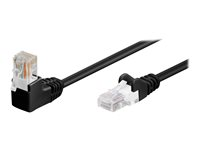 MicroConnect nätverkskabel - 1 m - svart UTP501BA