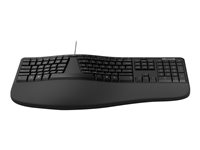 Microsoft Ergonomic Keyboard - tangentbord - QWERTY - engelska - svart Inmatningsenhet LXM-00013
