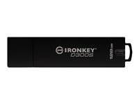 IronKey D300S - USB flash-enhet - 128 GB - TAA-kompatibel IKD300S/128GB