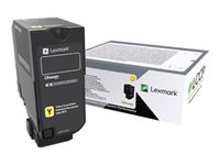 Lexmark - gul - original - tonerkassett - LCCP, LRP 74C0S40