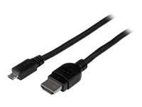 StarTech.com 3m Passive Micro USB to HDMI® MHL Cable - Micro USB Male to HDMI Male MHL Cable - 1080p Video 7.1 Channel Digital Audio (MHDPMM3M) - kabel för video / ljud - MHL / HDMI - 3 m MHDPMM3M