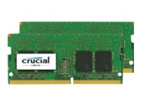 Crucial - DDR4 - sats - 8 GB: 2 x 4 GB - SO DIMM 260-pin - 2400 MHz / PC4-19200 - ej buffrad CT2K4G4SFS824A