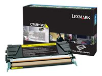 Lexmark - Lång livslängd - gul - original - tonerkassett - LCCP, LRP C748H1YG