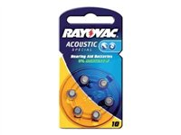 Rayovac Acoustic Special 10 batteri - 6 x PR70 - Zink-luft 04610 945 416
