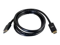 C2G 3ft DisplayPort Male to HDMI Male Passive Adapter Cable - 4K 30Hz - videokort - DisplayPort / HDMI - 90 cm 84432