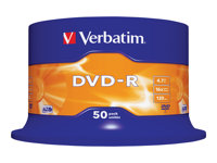 Verbatim - DVD-R x 50 - 4.7 GB - lagringsmedier 43548