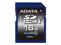 ADATA Premier - flash-minneskort - 16 GB - SDHC UHS-I ASDH16GUICL10-R