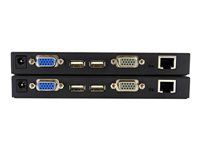 StarTech.com USB VGA KVM-konsolförlängare över Cat5 UTP med lång räckvidd – 304,8 m - förlängare för tangentbord/video/mus SV565UTPUL