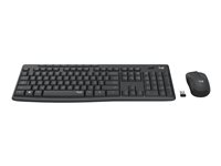 Logitech MK295 Silent - sats med tangentbord och mus - Hebreiska - grafit Inmatningsenhet 920-009802