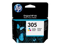 HP 305 - färg (cyan, magenta, gul) - original - bläckpatron 3YM60AE#ABE