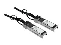 StarTech.com Cisco-kompatibel passiv SFP+ 10-Gigabit Ethernet-twinaxkabel för direktanslutning (10 GbE) - 5 m - direktkopplingskabel - 5 m SFPCMM5M