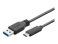 MicroConnect - USB typ C-kabel - USB-C till USB typ A - 50 cm USB3.2CA05