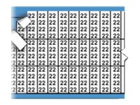 Brady Solid Numbers Miniature Wire Marker Card Legend 22 - lednings/kabelmärkare (förtryckt) TMM-22-PK