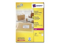 Avery QuickPEEL Recycled Labels - adresslappar - 800 etikett (er) - 67.7 x 99.1 mm LR7165-100