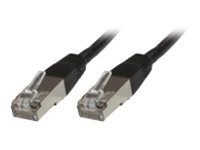 MicroConnect nätverkskabel - 1.5 m - svart STP6015S