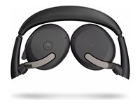 Jabra Evolve2 65 Flex MS Stereo - headset - med trådlös laddningsplatta 26699-999-989