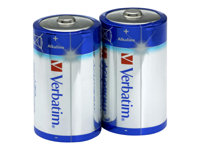 Verbatim batteri - 2 x D - alkaliskt 49923