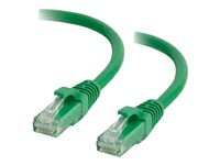 C2G Cat5e Booted Unshielded (UTP) Network Patch Cable - patch-kabel - 3 m - grön 83204