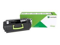 Lexmark 622XE - Extra lång livslängd - svart - original - tonerkassett - Lexmark Corporate 62D2X0E