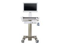 Ergotron CareFit Slim vagn - för LCD-display - vit, varmt grå C50-2500-0