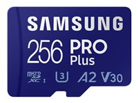 Samsung PRO Plus MB-MD256KB - flash-minneskort - 256 GB - mikroSDXC UHS-I MB-MD256KB/WW