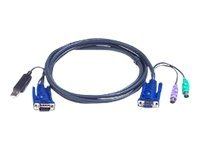 ATEN Intelligent KVM Cable 2L-5503UP - tangentbords-/video-/mus-/USB-kabel - 3 m 2L-5503UP