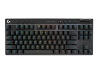 Logitech G PRO X - tangentbord - utan numerisk knappsats - svart 920-012422