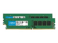 Crucial - DDR4 - sats - 32 GB: 2 x 16 GB - DIMM 288-pin - 3200 MHz / PC4-25600 - ej buffrad CT2K16G4DFD832A