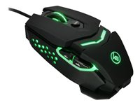 Kaliber Gaming FOKUS II Professional Gaming Mouse - mus - USB 2.0 - mattsvart GME671